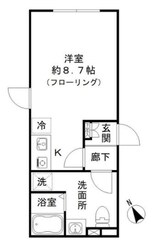 下神明駅 徒歩8分 3階の物件間取画像